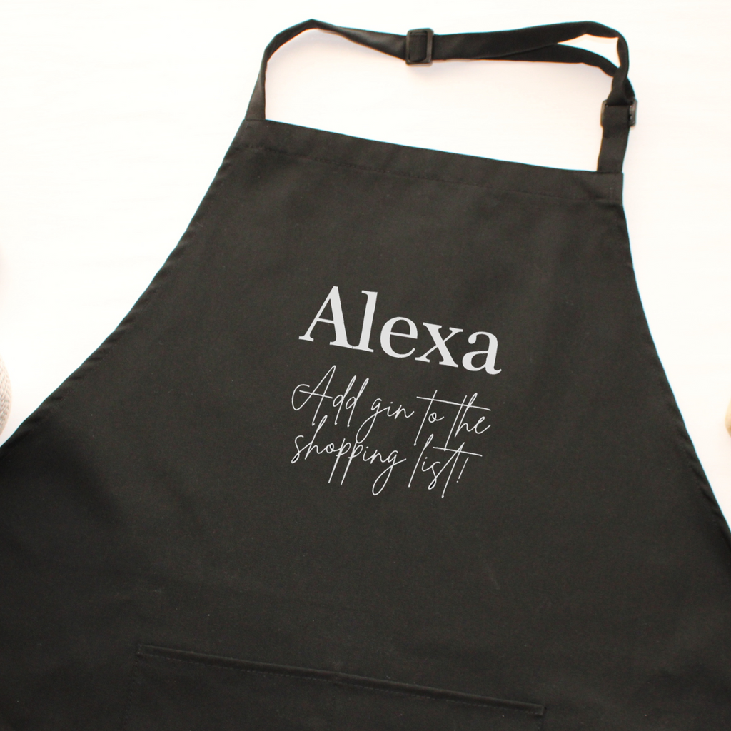 Alexa, Add Gin To The Shopping list Apron