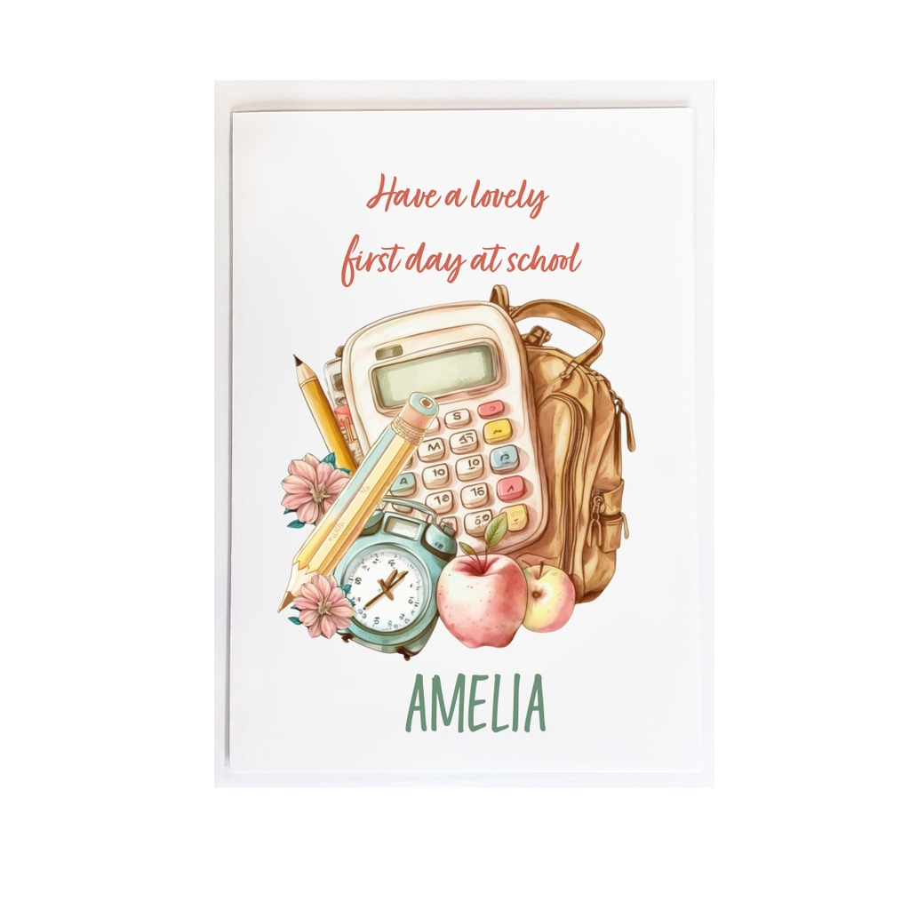Custom Back To School Card