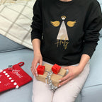 Personalised Angel Christmas sweatshirt