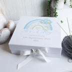 Personalised New Baby Boy Gift Box