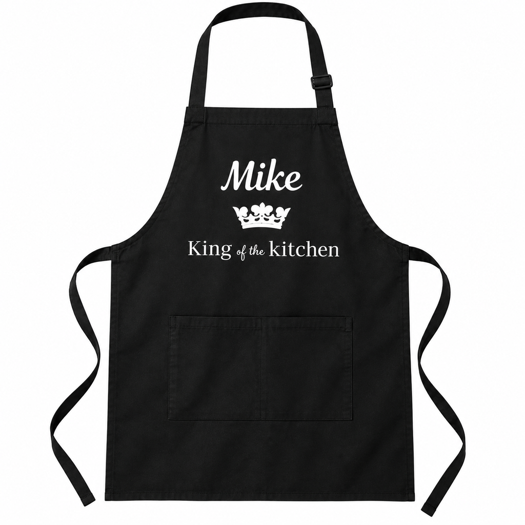 Personalised King of the Kitchen Apron