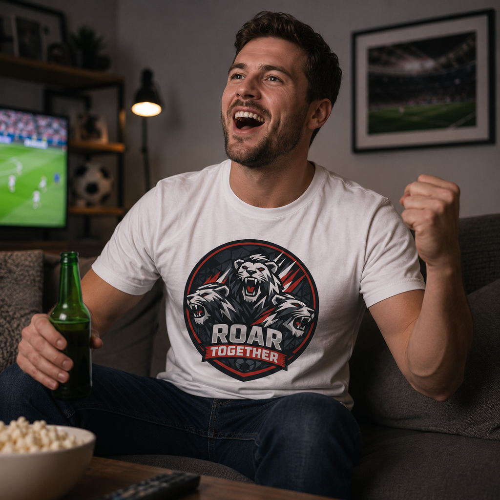 Roar Together Football Fan T-Shirt | International Football Supporter Tee