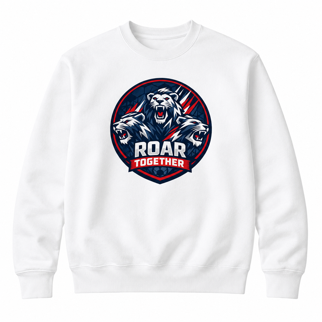 Roar Together Football Sweatshirt | England Fan Sweatshirt | Unisex Supporters Jumper