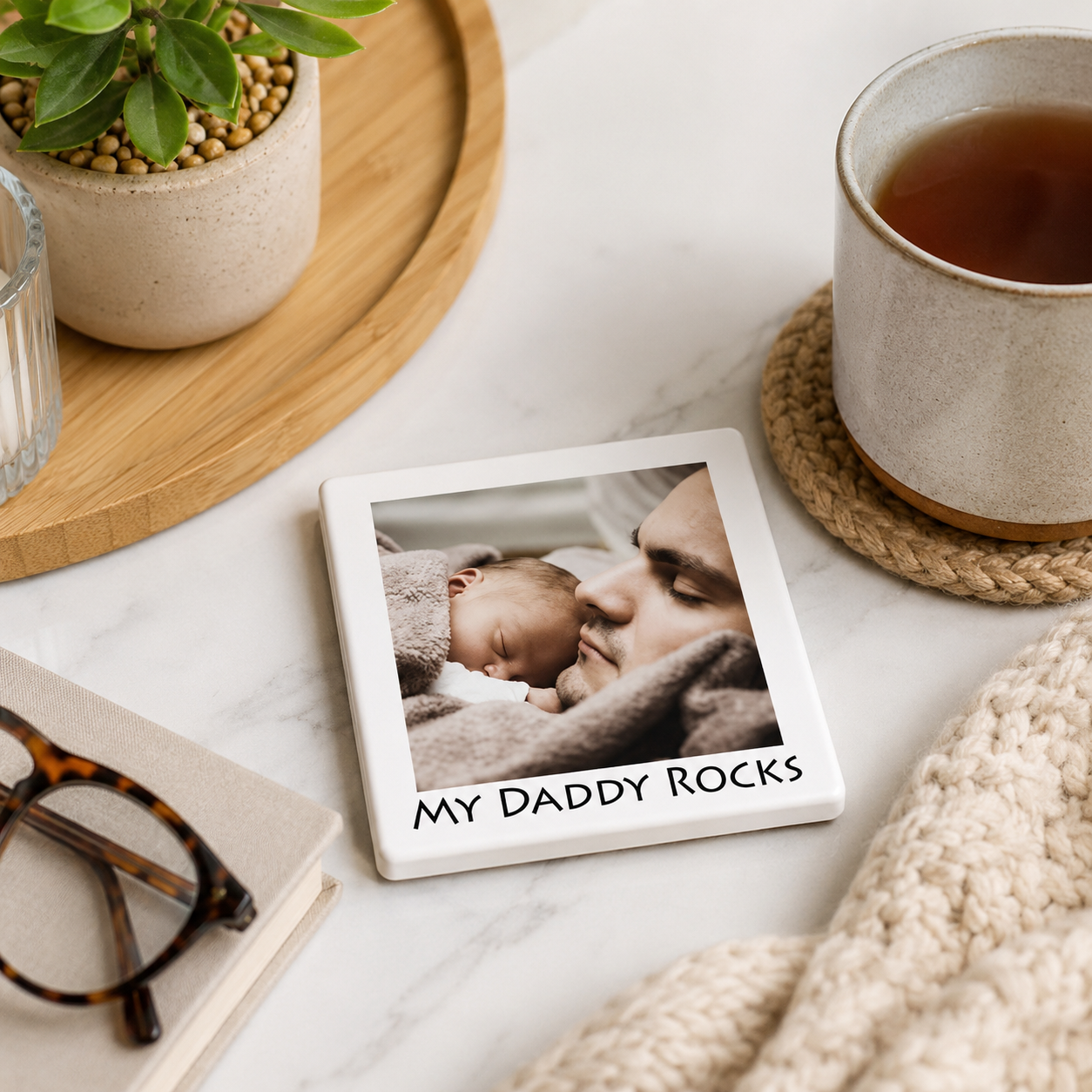 Personalised Photo Ceramic Coaster