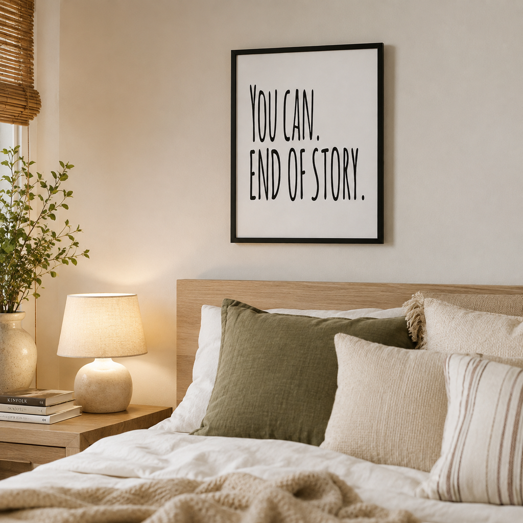 You Can End Of Story Motivational Print