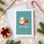 'Sweet Christmas' card styled with gingerbread, cinnamon and a candle