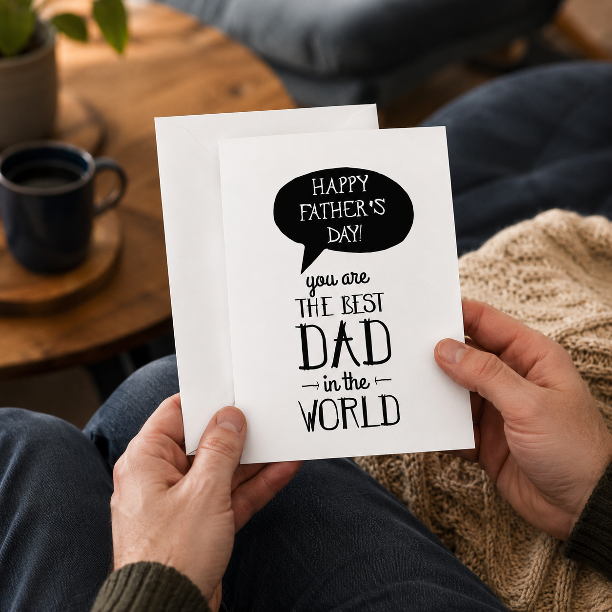 Best Dad In The World Father's Day Card