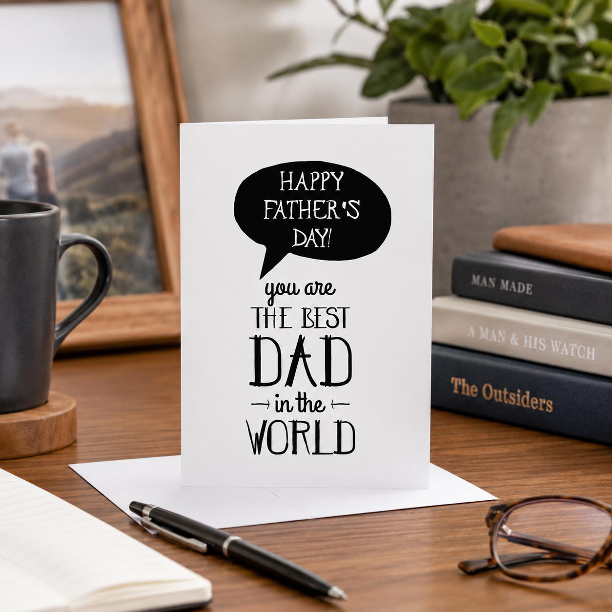 Best Dad In The World Father's Day Card