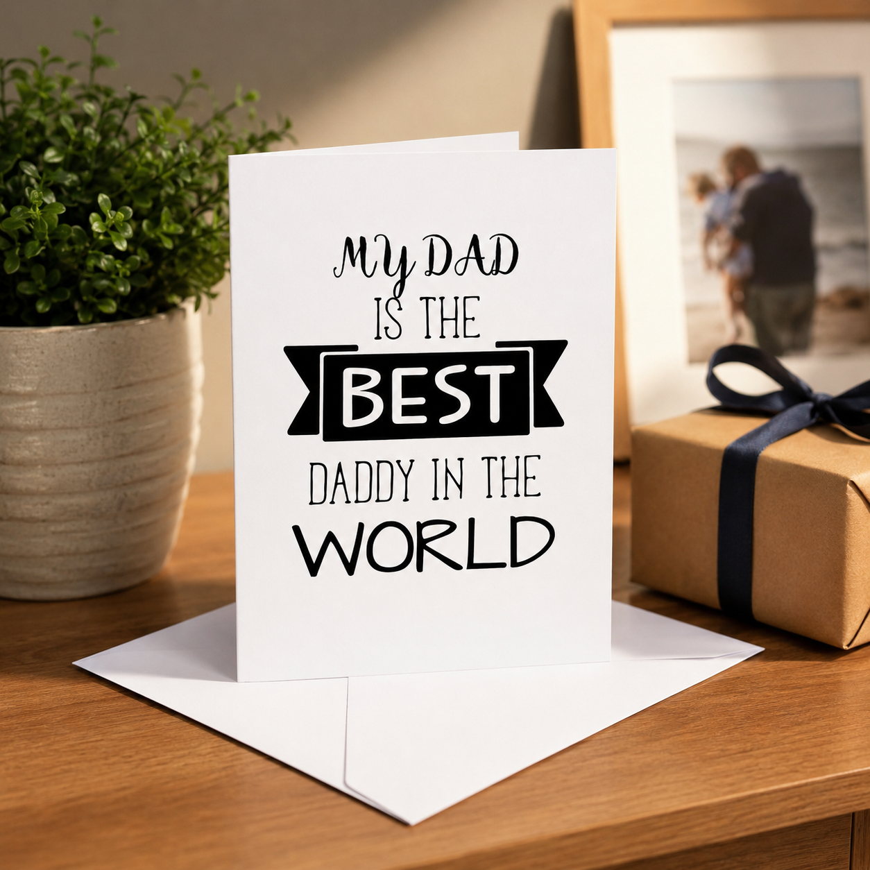 Best Daddy In The World Father's Day Card