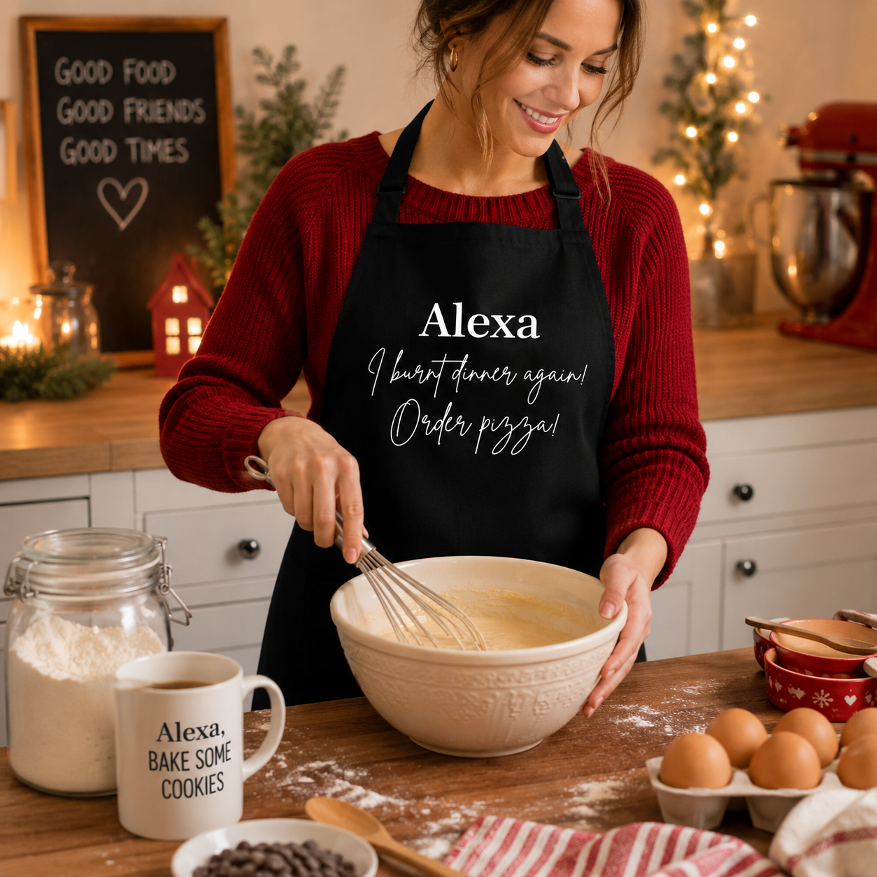 Alexa, Order Pizza Apron