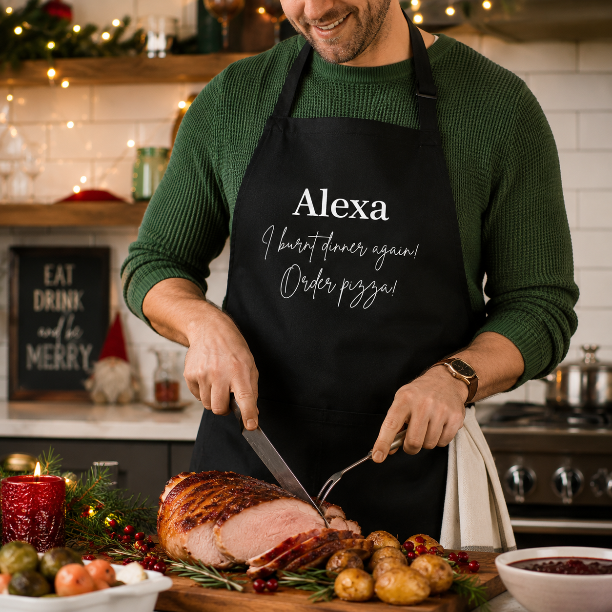 Alexa, Order Pizza Apron