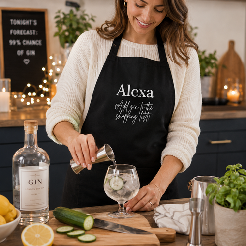 Alexa, Add Gin To The Shopping List Apron