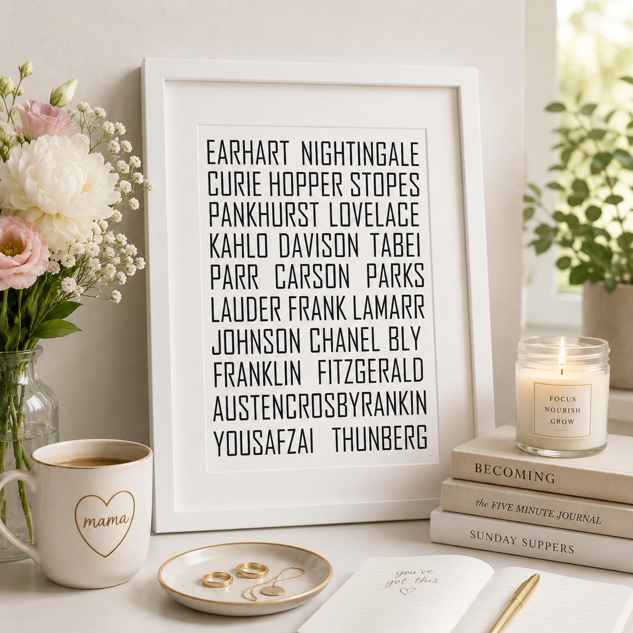 Women Who Change The World Print