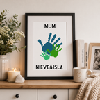 Personalised Handprint Artwork for Mother's Day