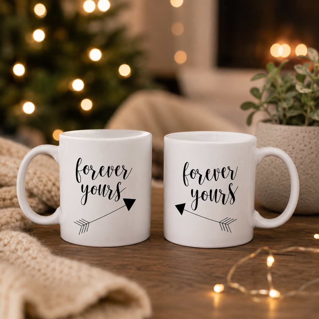 Forever Yours Couples Mug Set