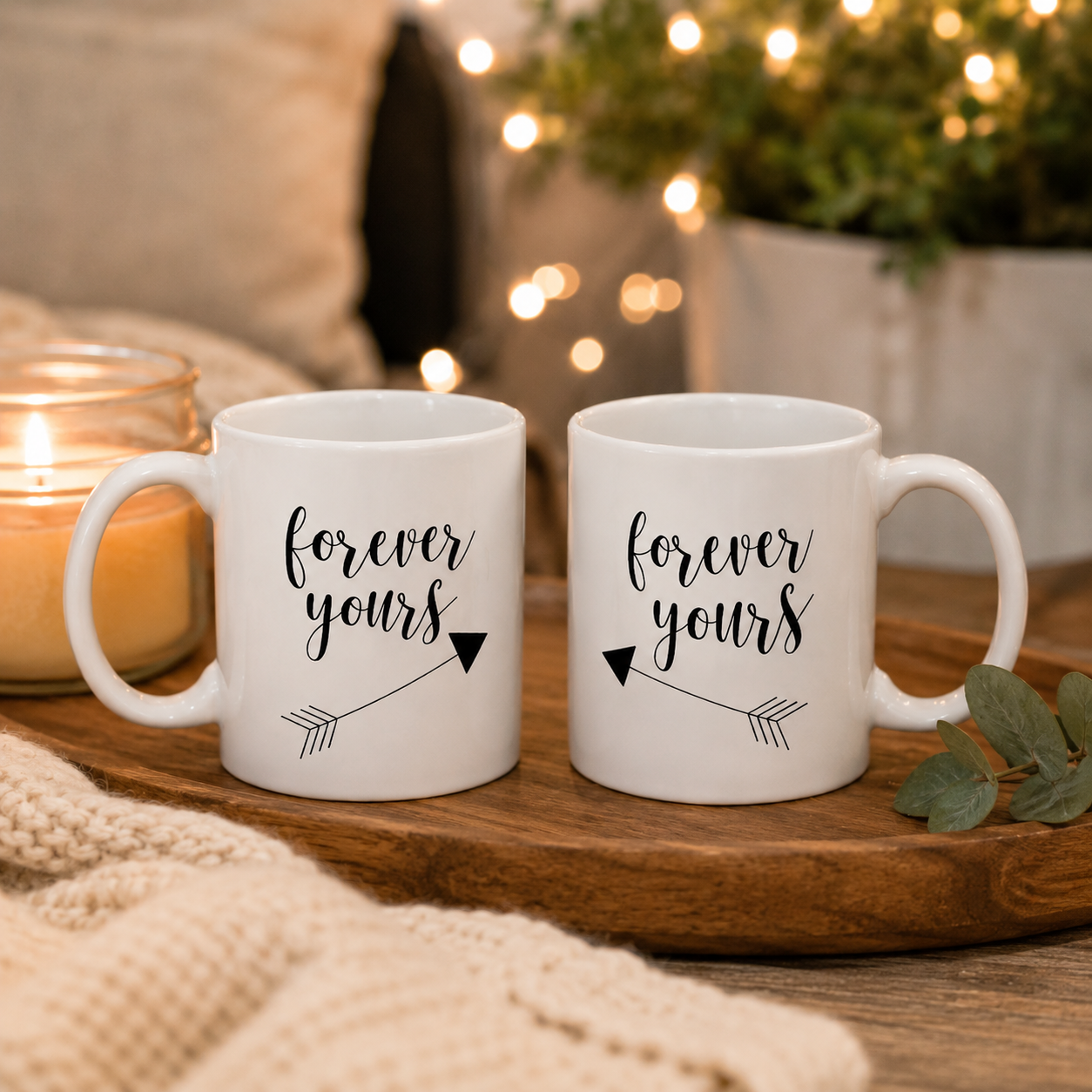Forever Yours Couples Mug Set