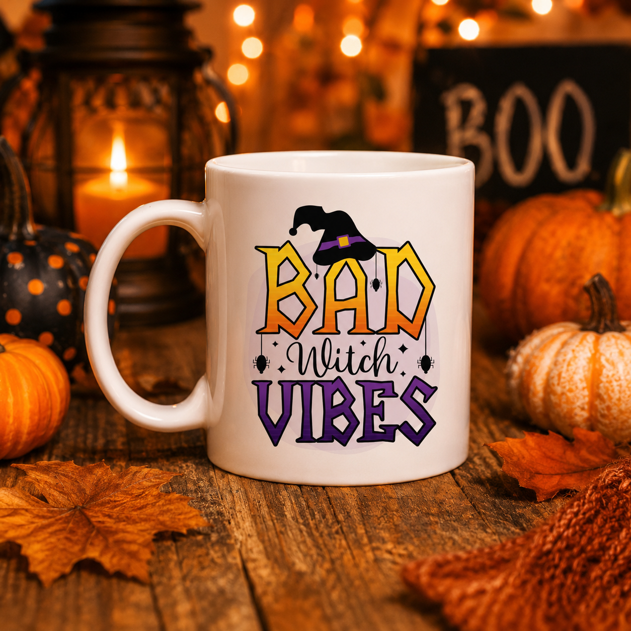 Bad Witch Vibes Halloween Mug