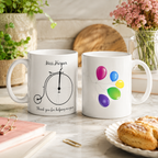Personalised teacher balloon mug, a heartfelt end of term gift