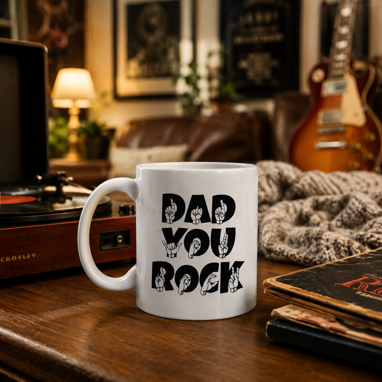 Dad You Rock Father's Day Mug