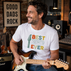 Guitar music t-shirt with chord chart design, white cotton
