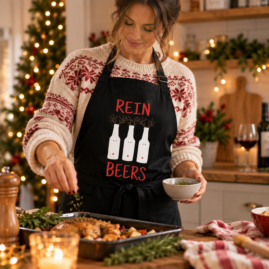 Reinbeers Christmas Apron