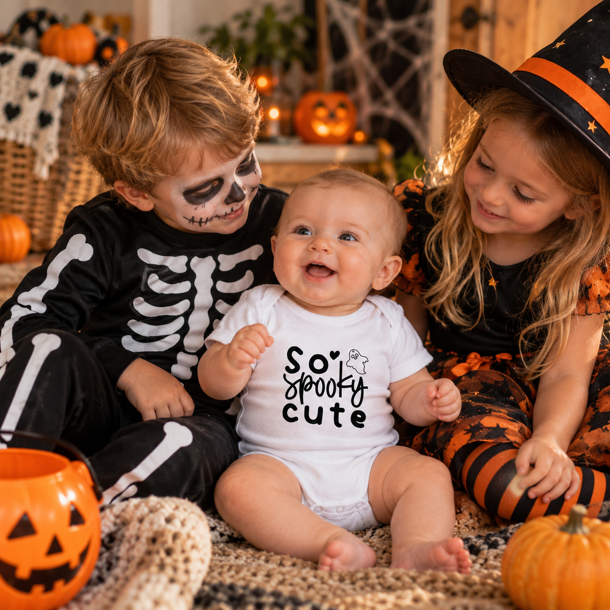 So Spooky Cute Halloween Baby Grow