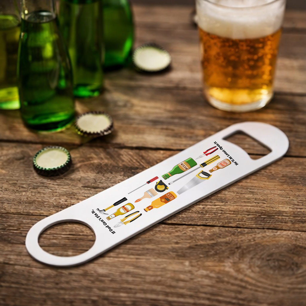 Personalised ‘If Dad Can’t Fix It’ Bottle Opener