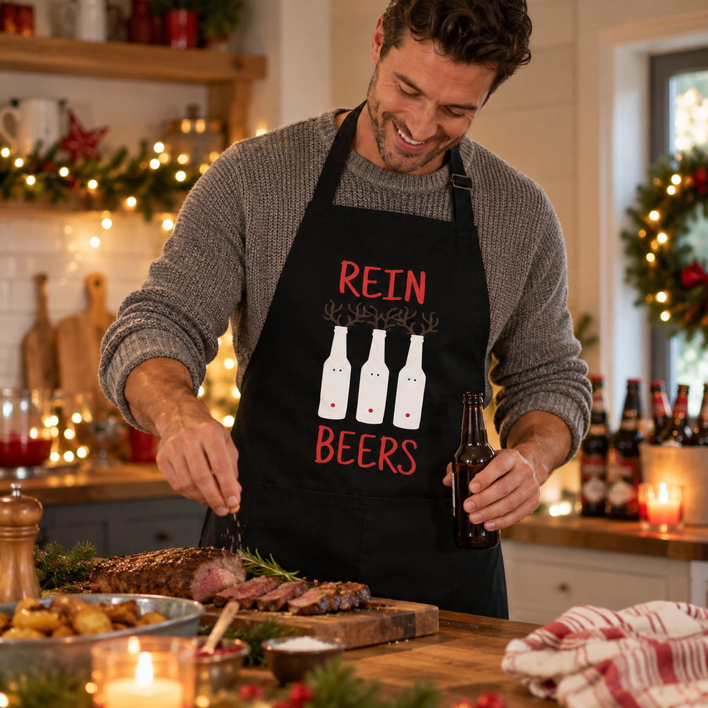 Reinbeers Christmas Apron