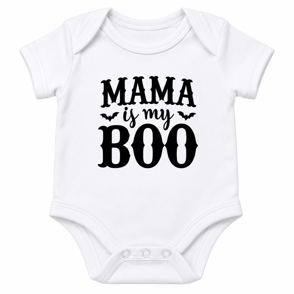 Mama Is My Boo Halloween Baby Grow