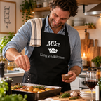 Personalised King of the Kitchen Apron