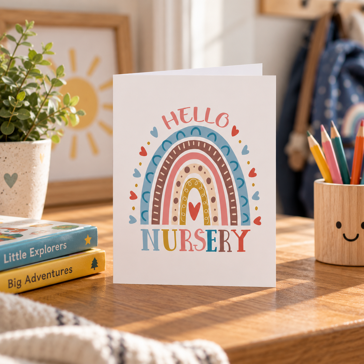 Personalised Starting Nursery Card