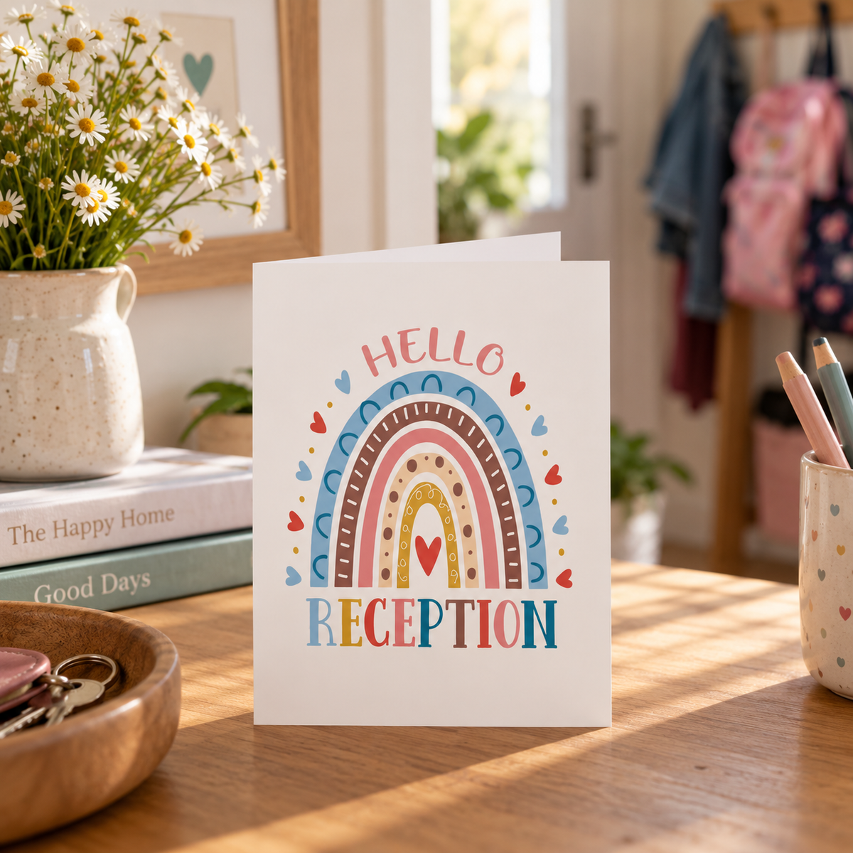 Personalised Starting Reception Card