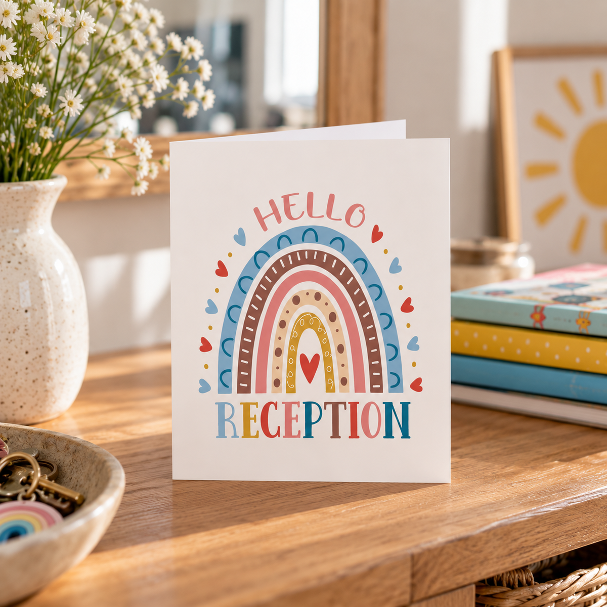 Personalised Starting Reception Card