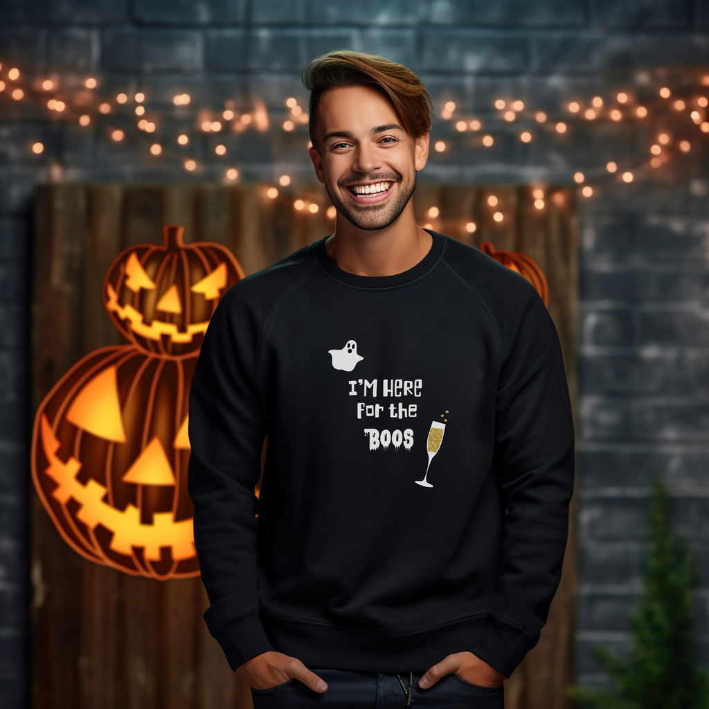 I'm Here For The Boos Halloween Jumper