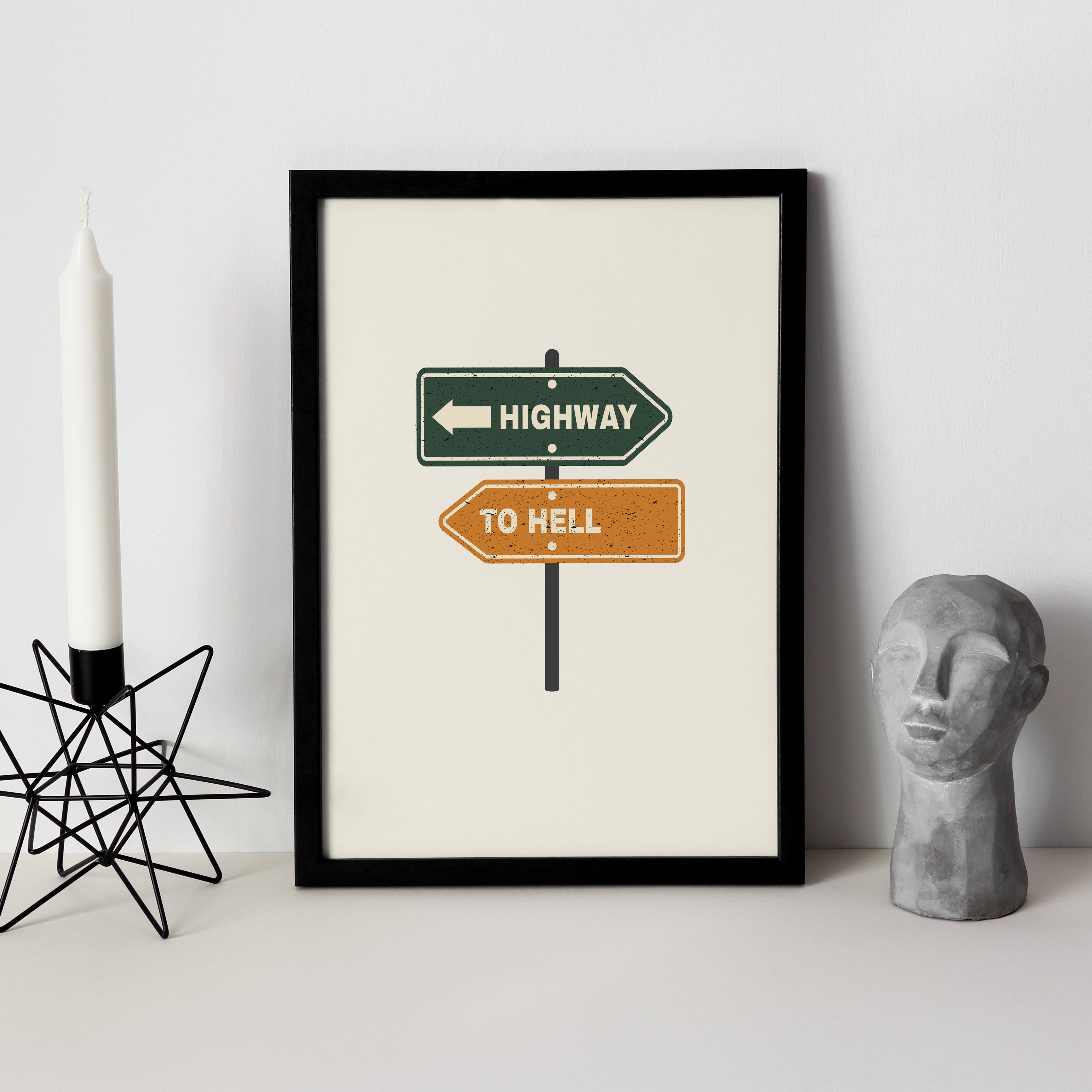 Highway To Hell Wall Art