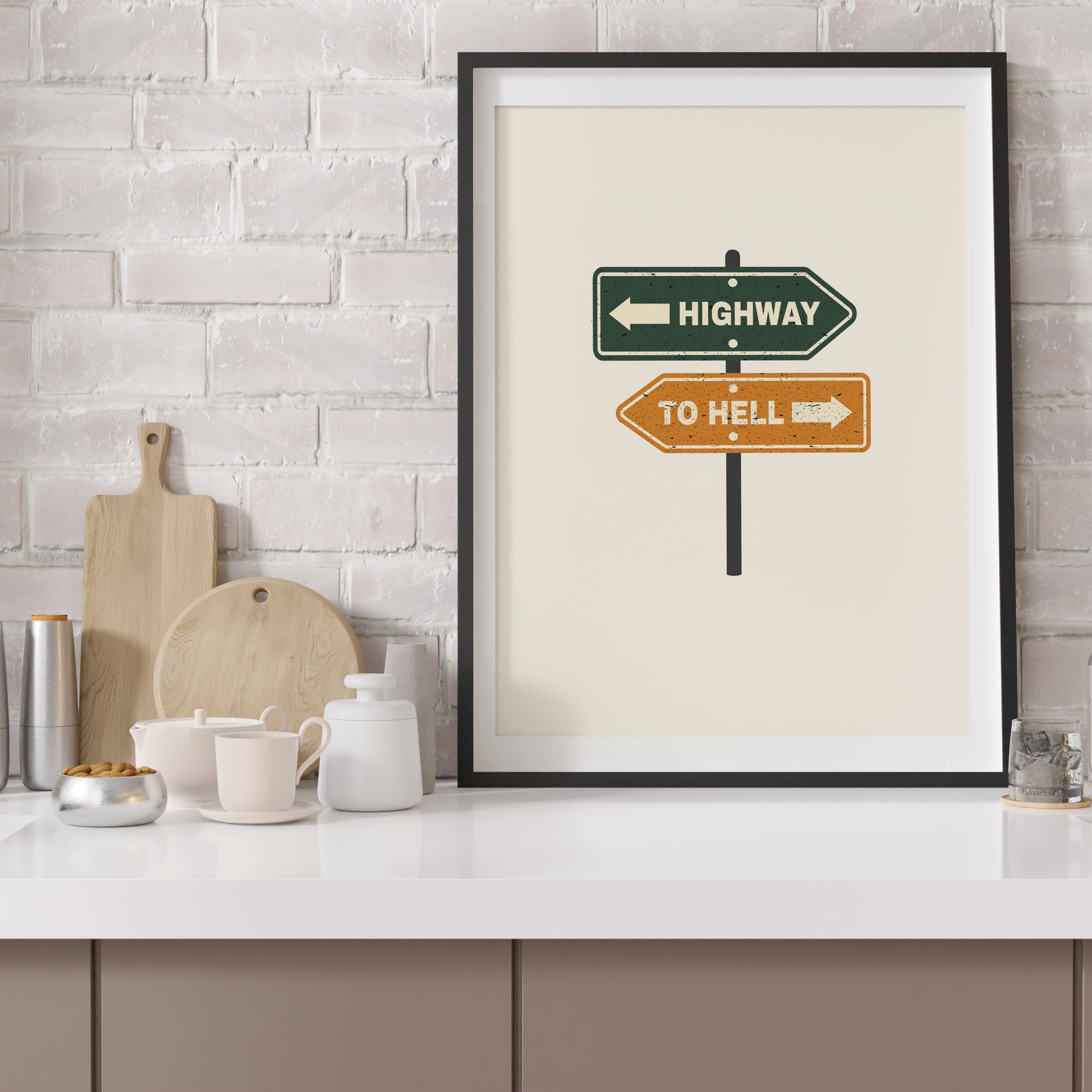 Highway To Hell Wall Art