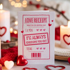Funny 'Checking you Out' Valentine's Card