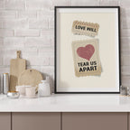 Love Will Tear Us Apart Wall Art