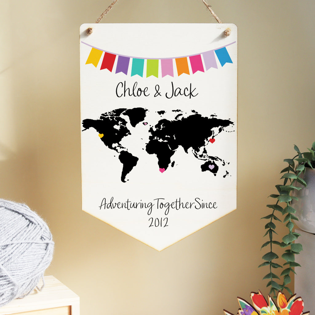 Adventuring Together Since Pennant Flag