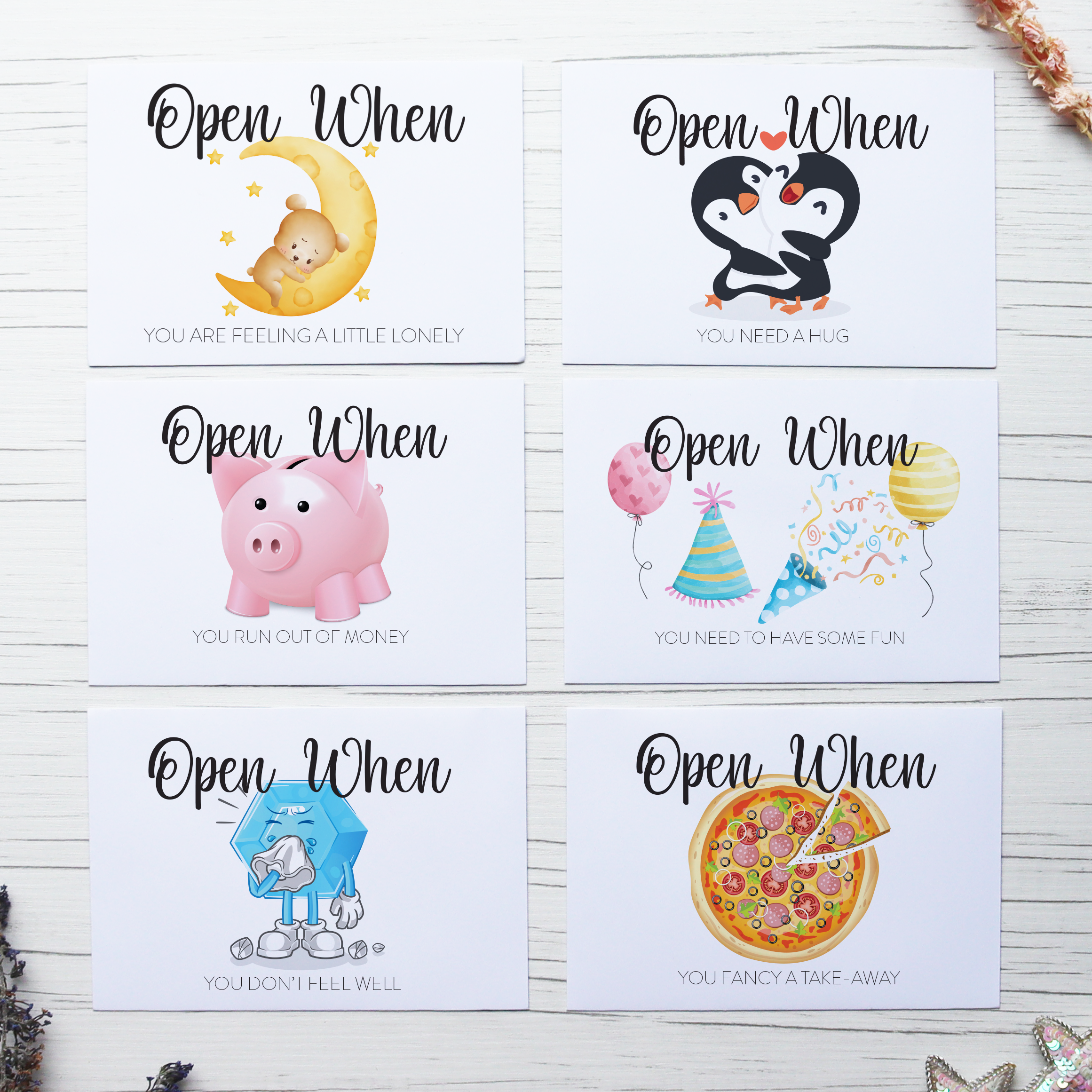 Open When Back To Uni Envelopes