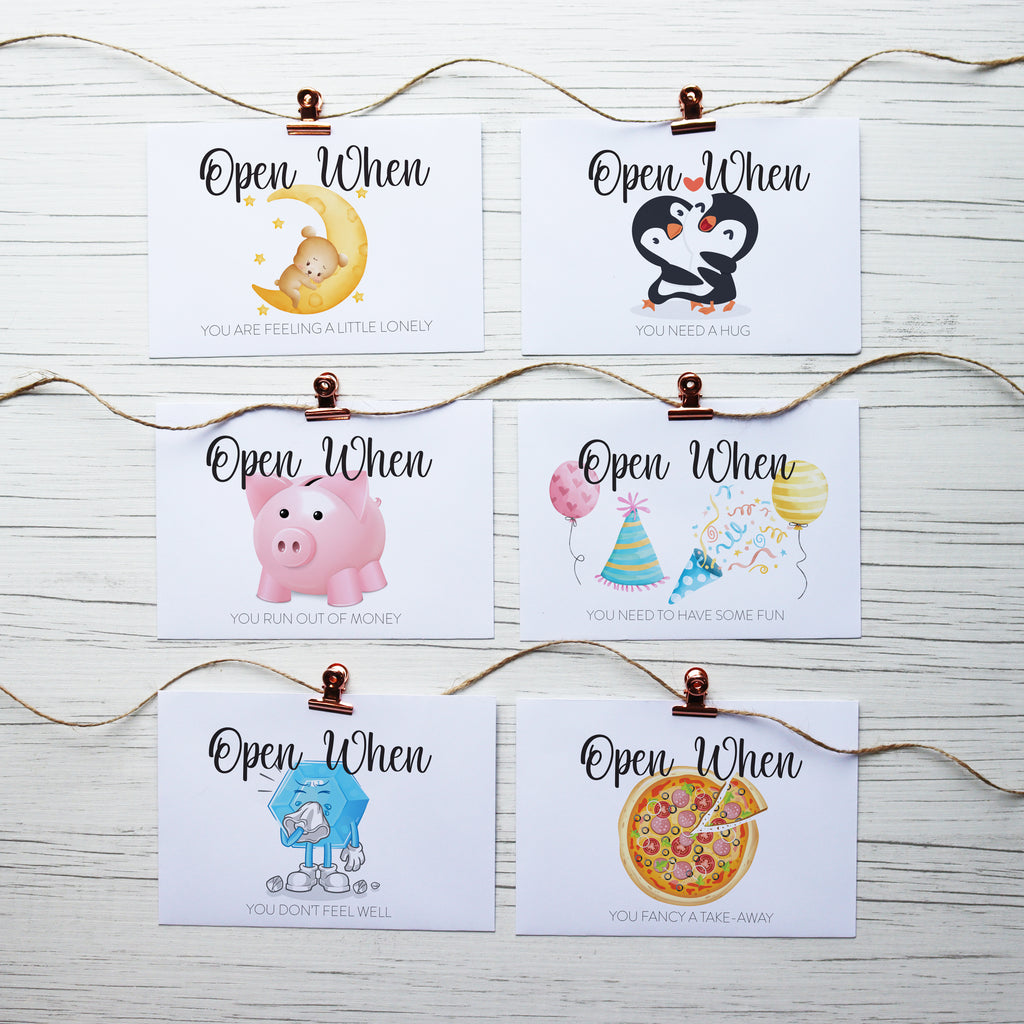 Open When Back To Uni Envelopes