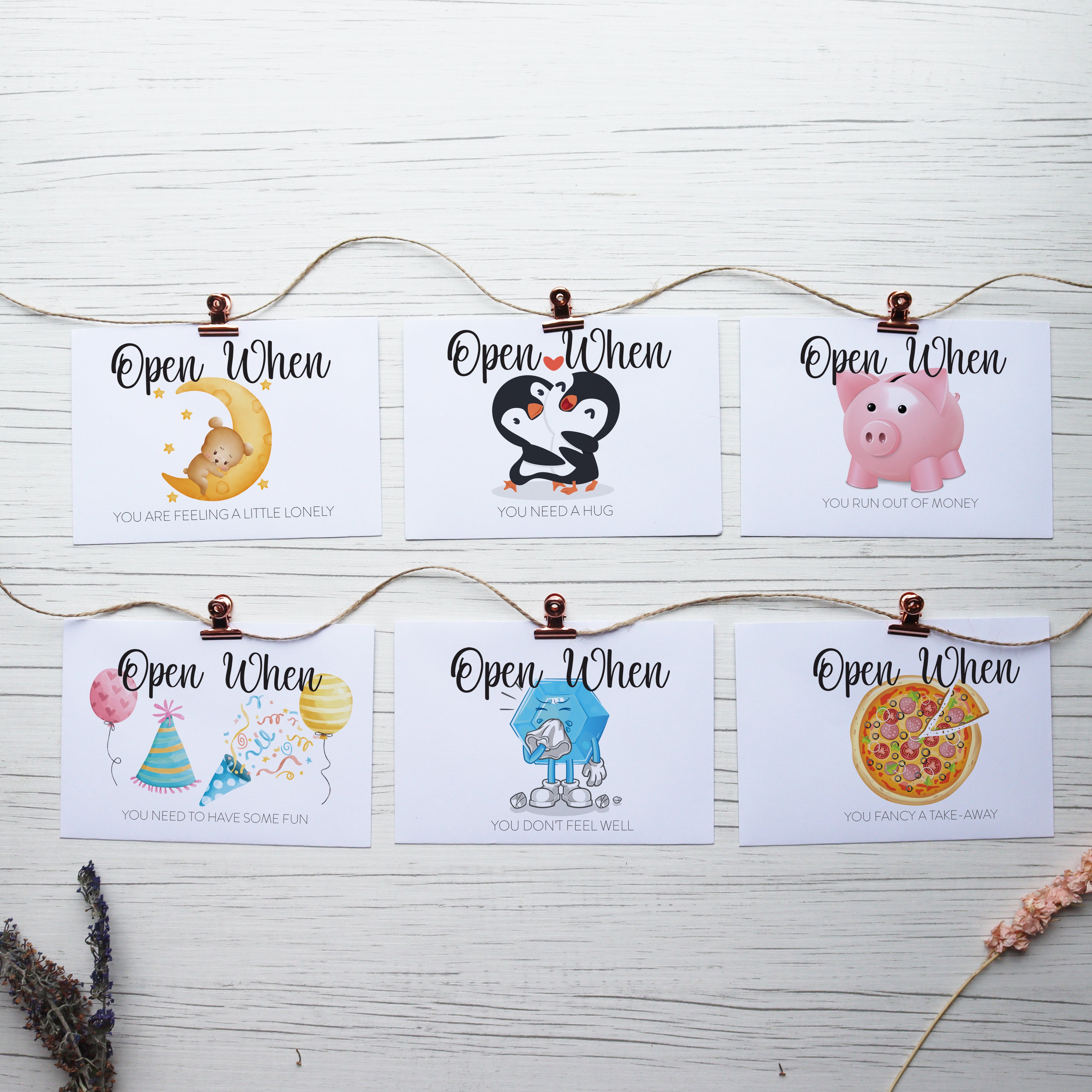 Open When Back To Uni Envelopes