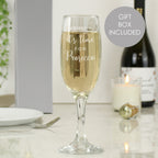 Personalised It's Time For Prosecco Flute with personalised text, view 5