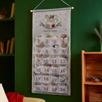 Personalised Rocking Horse Silver Grey Advent Calendar with personalised text, view 2