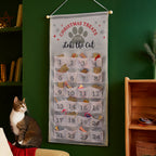 Personalised Pet Silver Grey Advent Calendar with personalised text, view 2