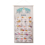Personalised The Snowman and the Snowdog Silver Grey Advent Calendar with personalised text, view 4