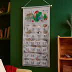 Personalised Dinosaur Advent Calendar with personalised text, view 2