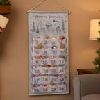 Personalised Polar Bear Advent Calendar with personalised text, view 2