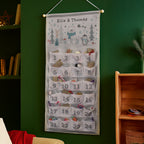 Personalised Polar Bear Advent Calendar with personalised text, view 3