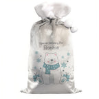 Personalised Polar Bear Special Delivery Christmas Sack with personalised text, view 3